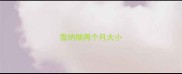 雪纳瑞两个月大小