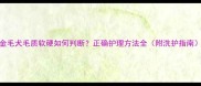 金毛犬毛质软硬如何判断正确护理方法全附洗护指南